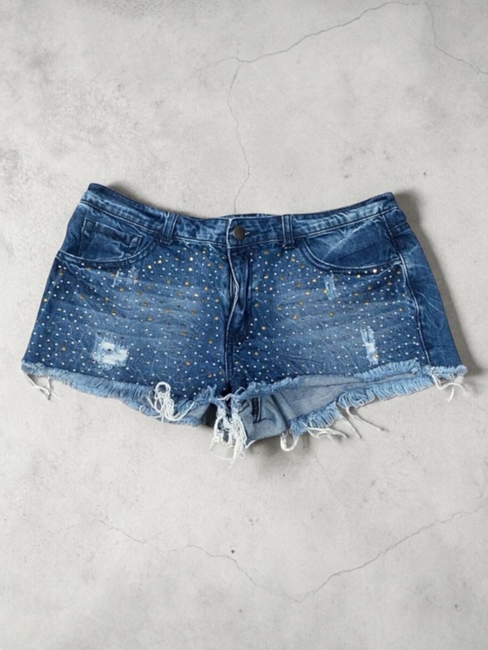 Forever 21 Blue Jean Shorts